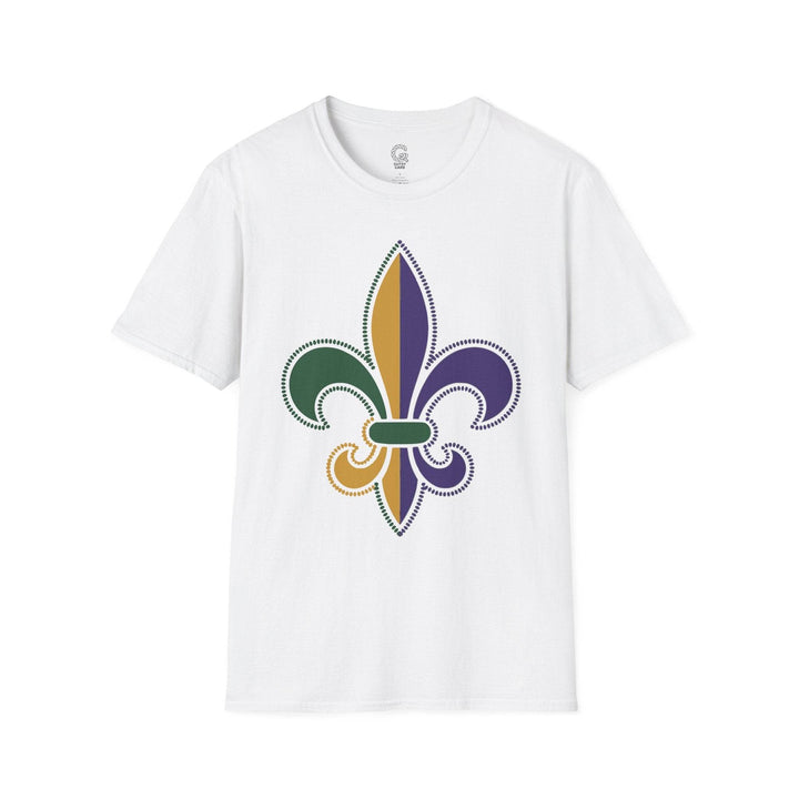 Mardi Gras fleur de lis shirt - Bold Design - Gutsy Garb