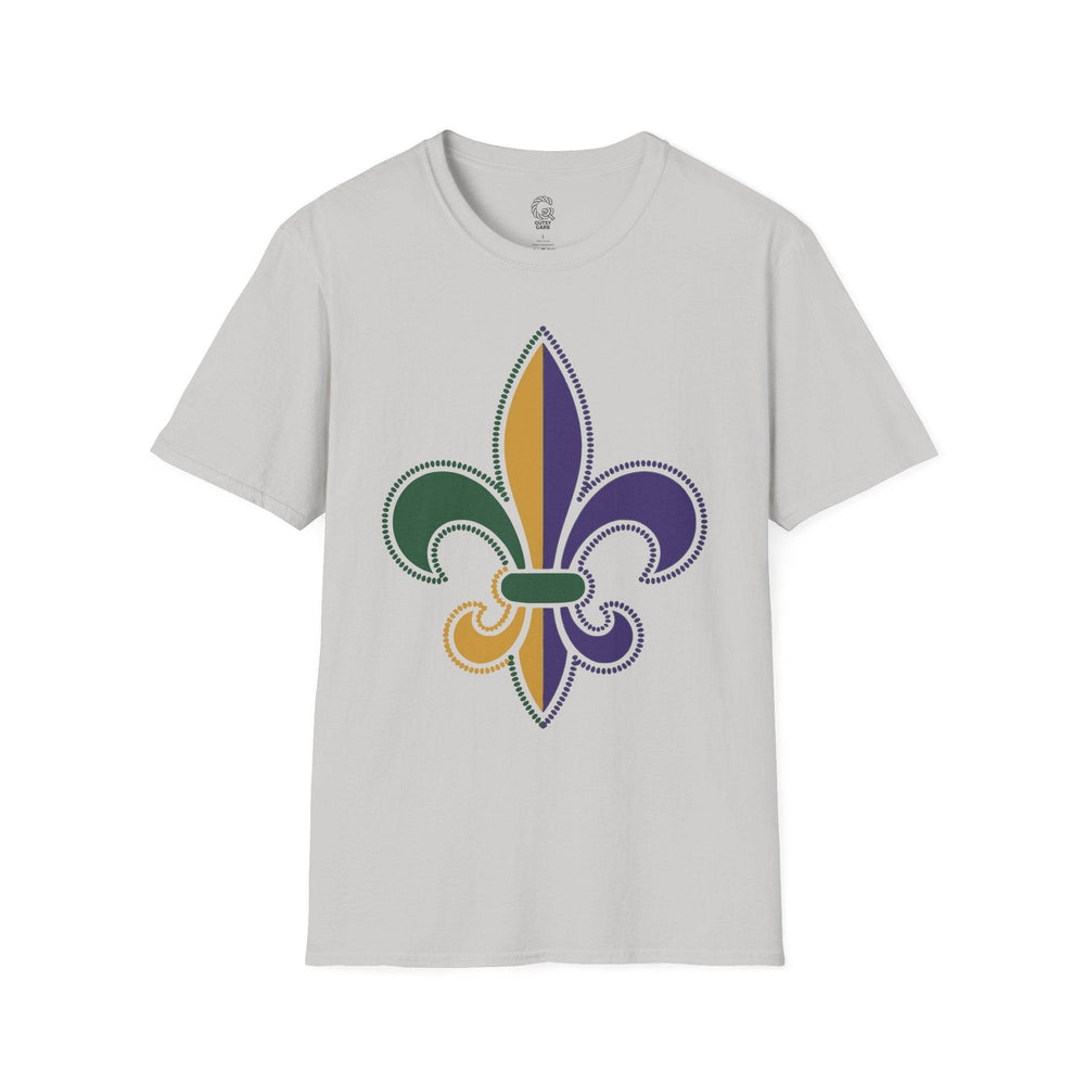 Mardi Gras fleur de lis shirt - Bold Design - Gutsy Garb