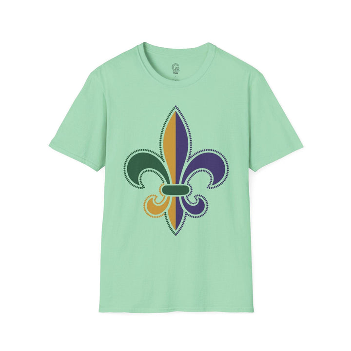 Mardi Gras fleur de lis shirt - Bold Design - Gutsy Garb