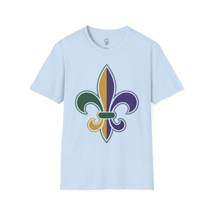 Mardi Gras fleur de lis shirt - Bold Design - Gutsy Garb