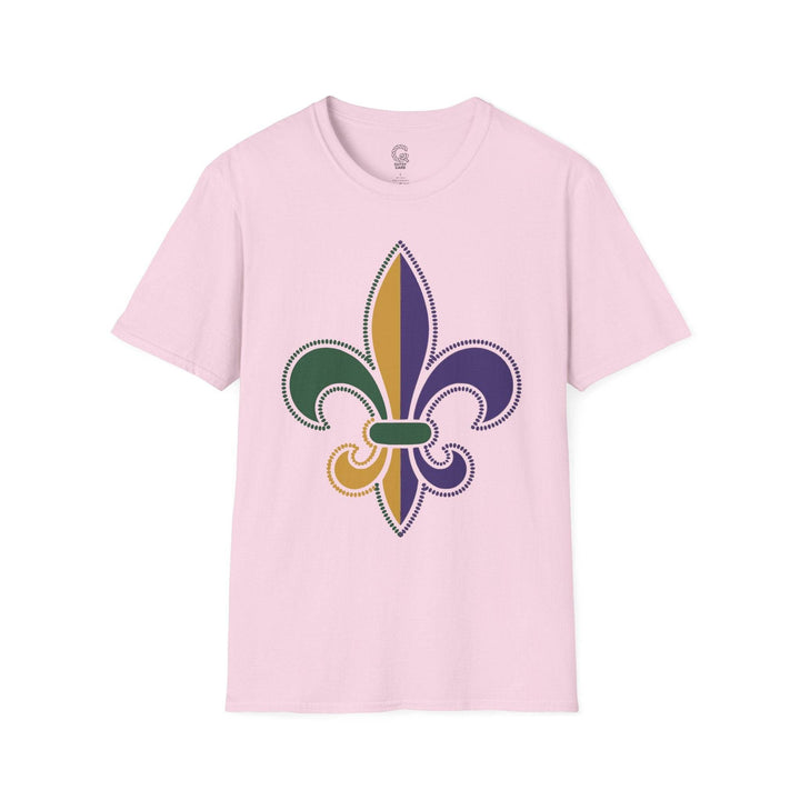 Mardi Gras fleur de lis shirt - Bold Design - Gutsy Garb