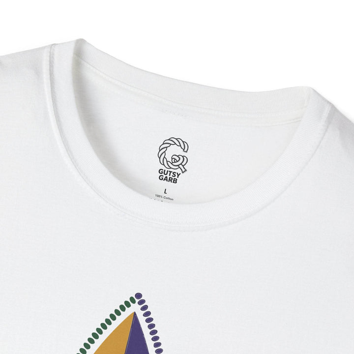 Mardi Gras fleur de lis shirt - Bold Design - Gutsy Garb