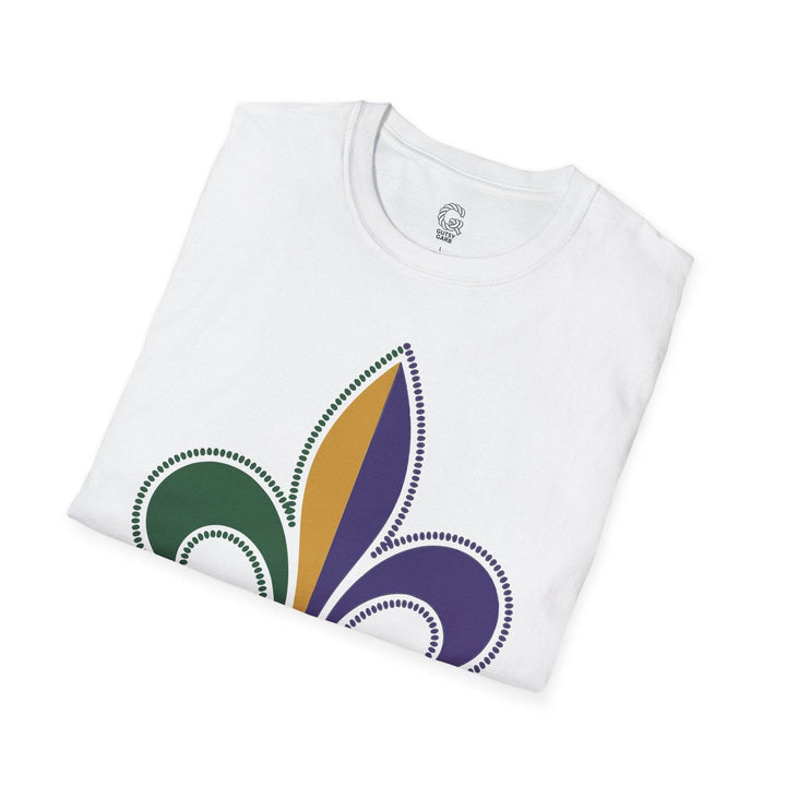 Mardi Gras fleur de lis shirt - Bold Design - Gutsy Garb