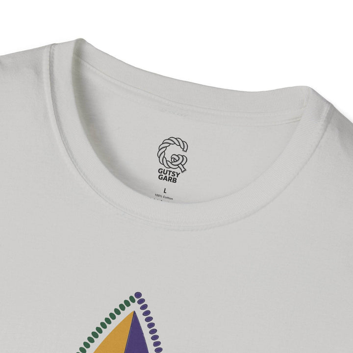 Mardi Gras fleur de lis shirt - Bold Design - Gutsy Garb