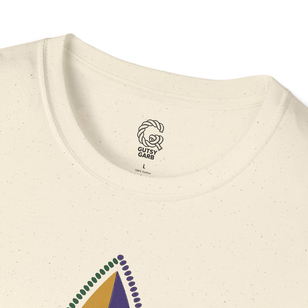 Mardi Gras fleur de lis shirt - Bold Design - Gutsy Garb