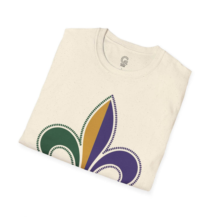 Mardi Gras fleur de lis shirt - Bold Design - Gutsy Garb