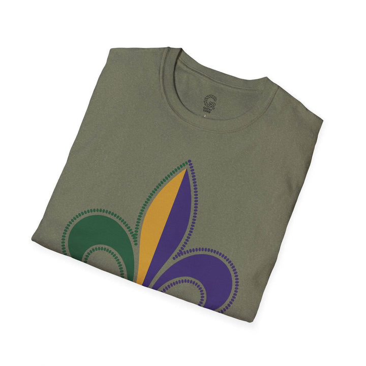 Mardi Gras fleur de lis shirt - Bold Design - Gutsy Garb