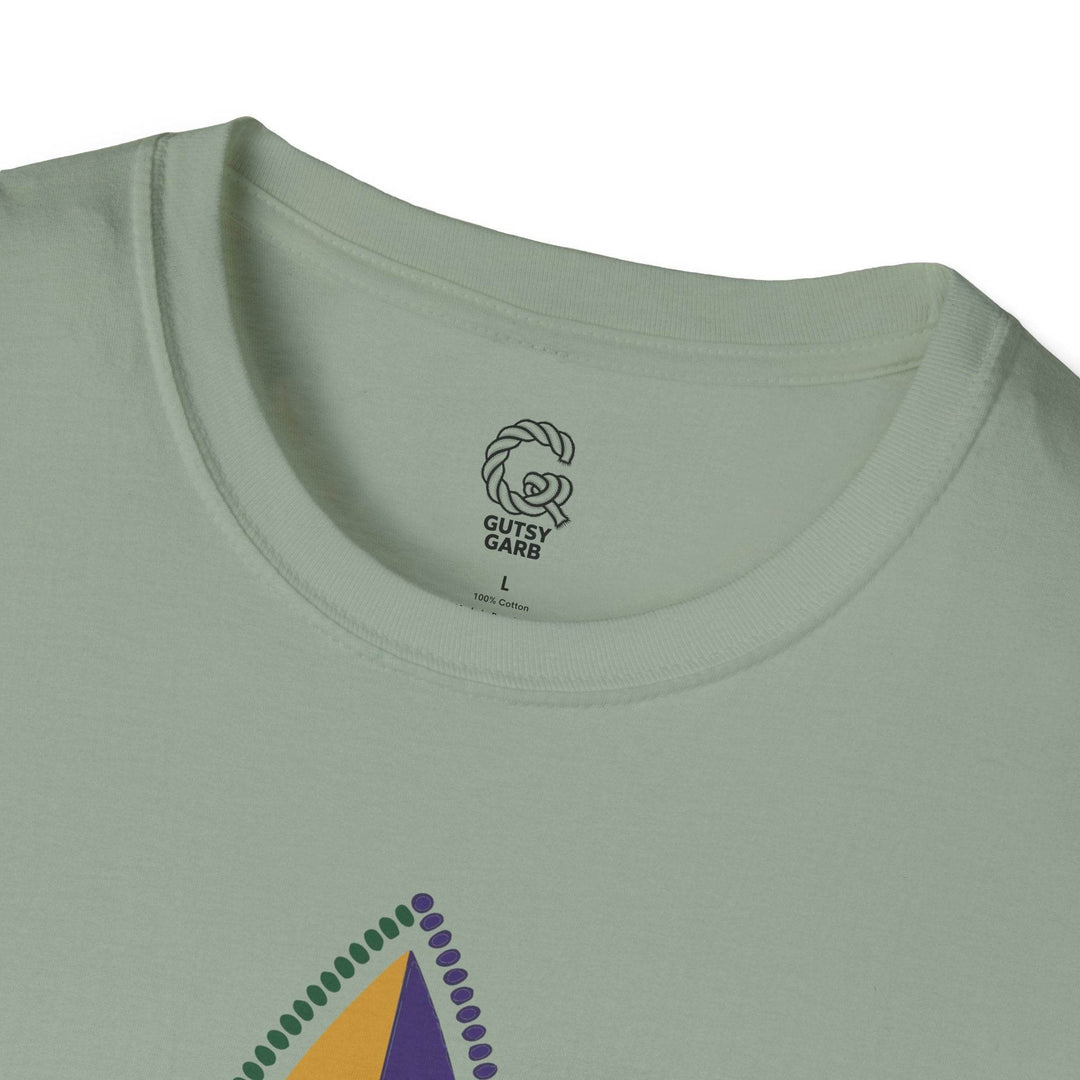 Mardi Gras fleur de lis shirt - Bold Design - Gutsy Garb