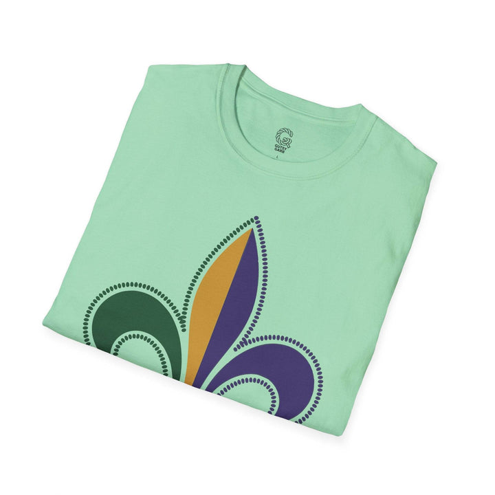 Mardi Gras fleur de lis shirt - Bold Design - Gutsy Garb