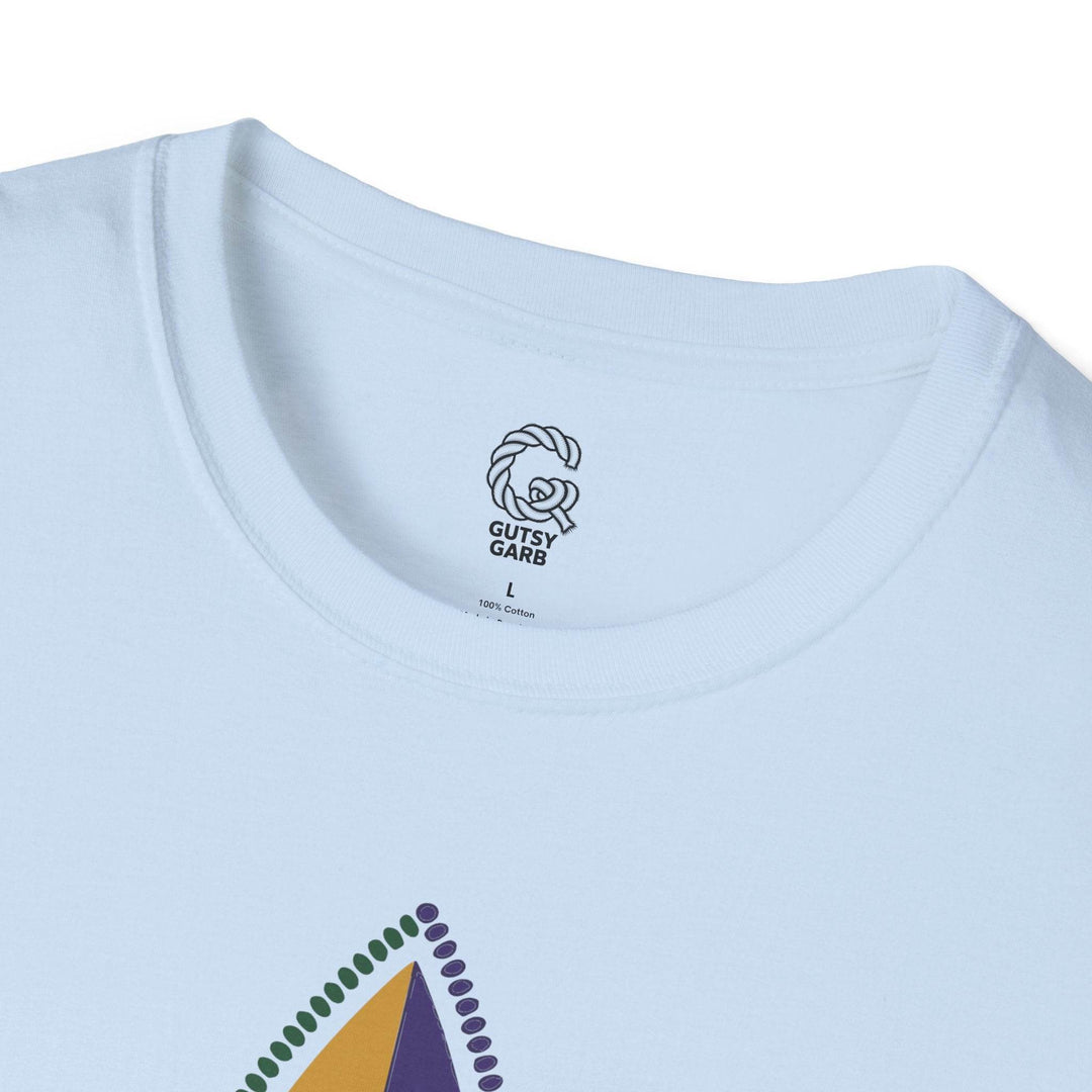 Mardi Gras fleur de lis shirt - Bold Design - Gutsy Garb