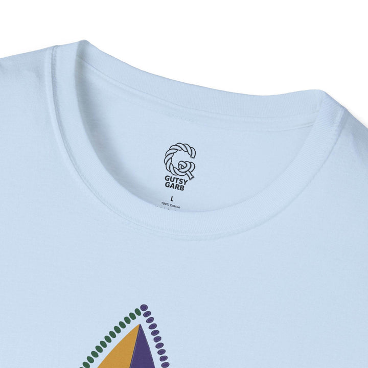 Mardi Gras fleur de lis shirt - Bold Design - Gutsy Garb