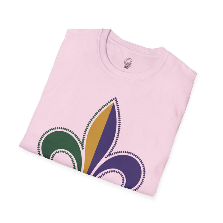 Mardi Gras fleur de lis shirt - Bold Design - Gutsy Garb