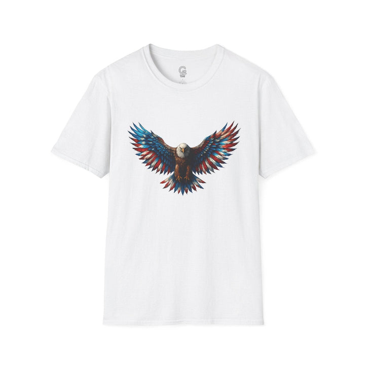 Patriotic Eagle T-Shirt with Bold American Design - Gutsy Garb