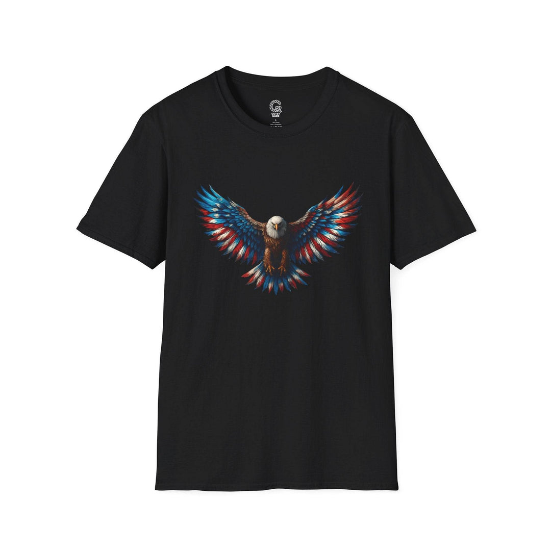 Patriotic Eagle T-Shirt with Bold American Design - Gutsy Garb