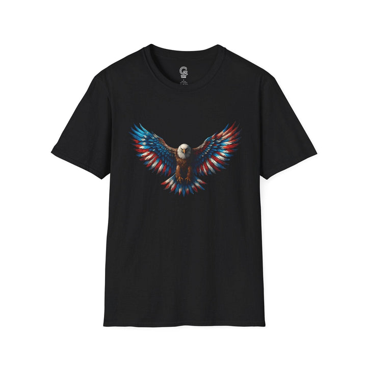 Patriotic Eagle T-Shirt with Bold American Design - Gutsy Garb
