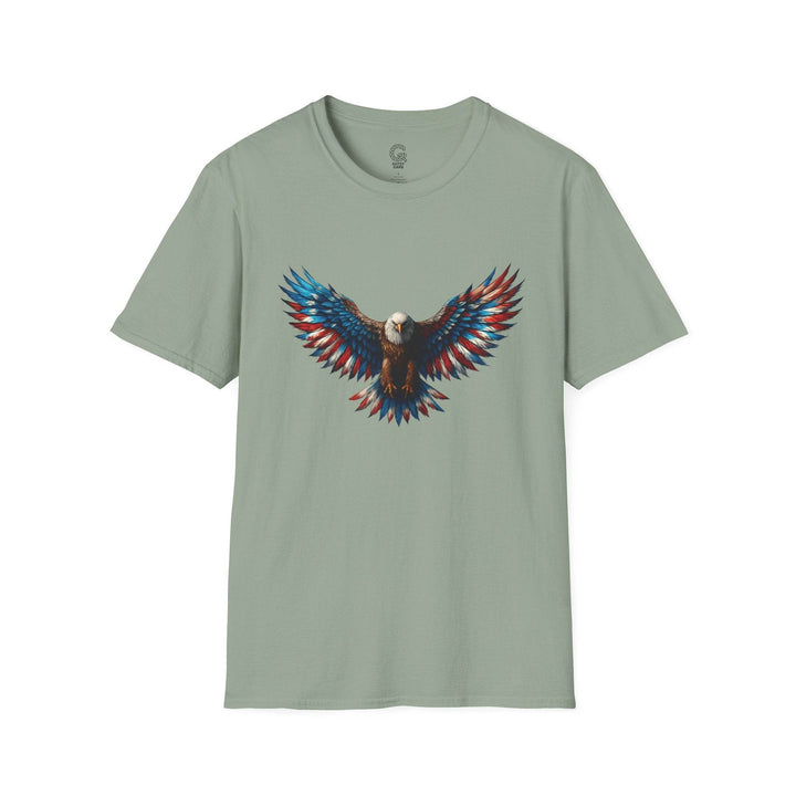 Patriotic Eagle T-Shirt with Bold American Design - Gutsy Garb