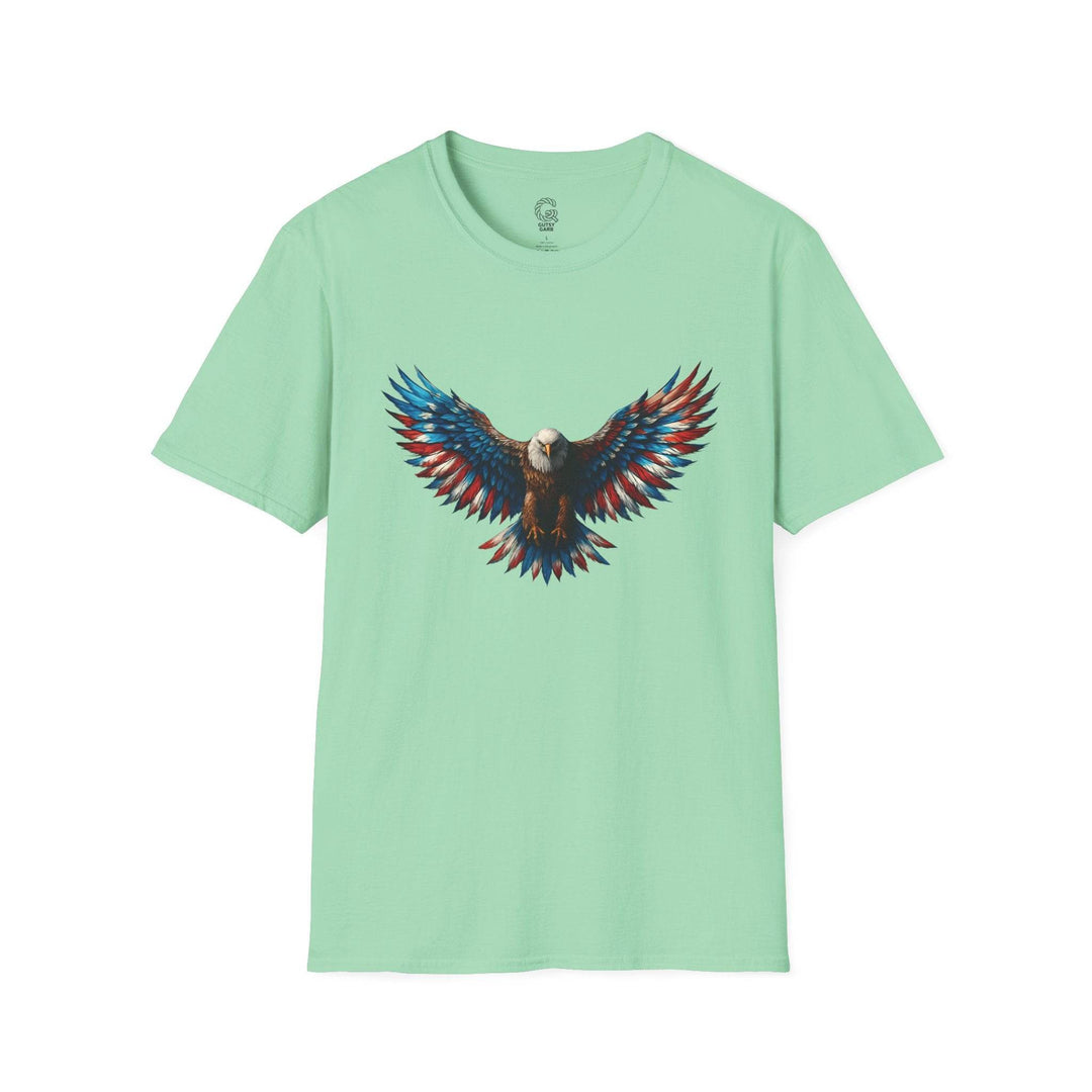 Patriotic Eagle T-Shirt with Bold American Design - Gutsy Garb