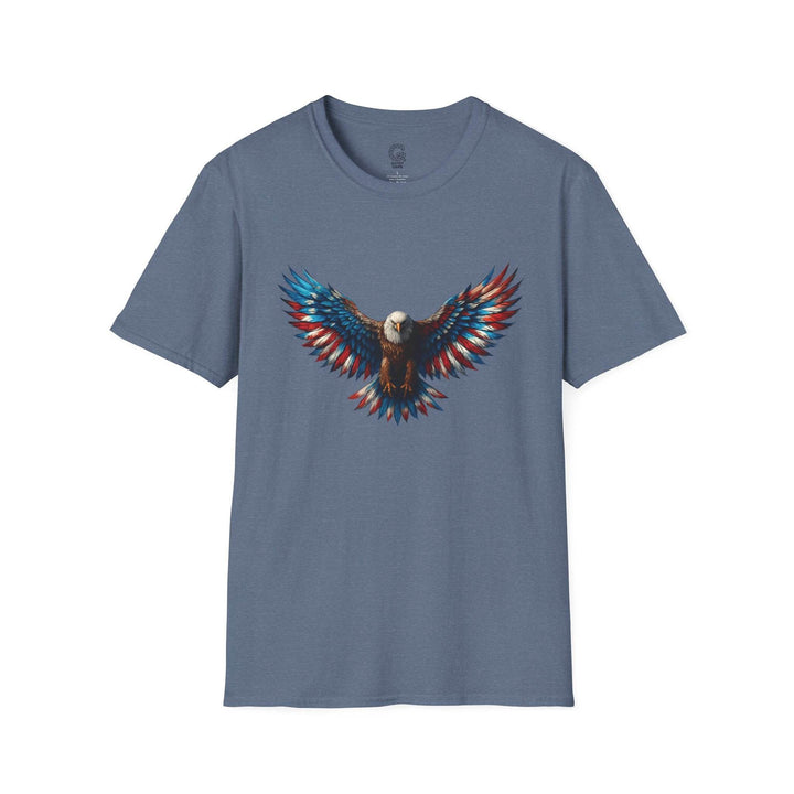 Patriotic Eagle T-Shirt with Bold American Design - Gutsy Garb