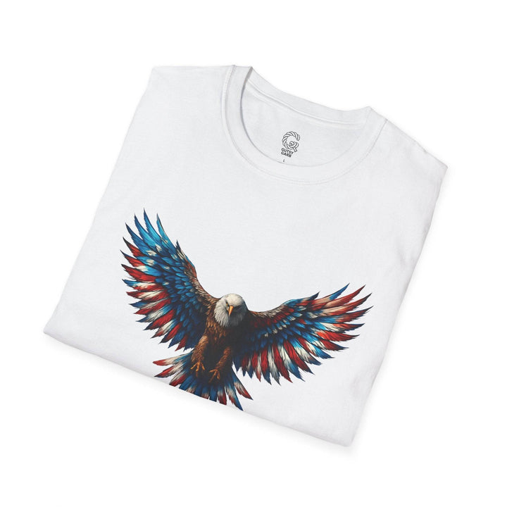 Patriotic Eagle T-Shirt with Bold American Design - Gutsy Garb