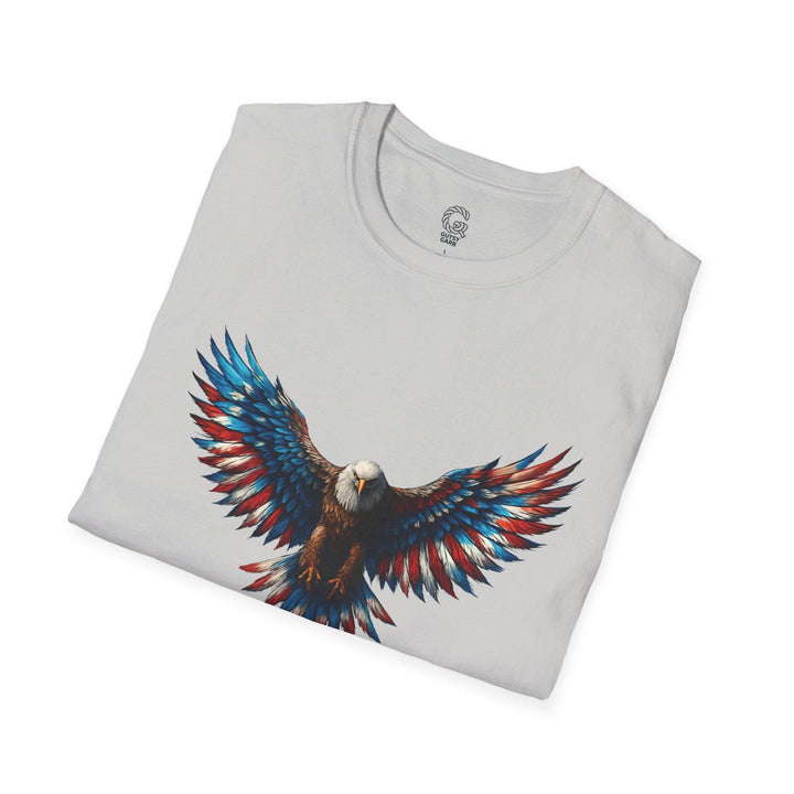 Patriotic Eagle T-Shirt with Bold American Design - Gutsy Garb