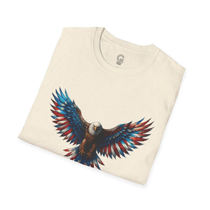 Patriotic Eagle T-Shirt with Bold American Design - Gutsy Garb