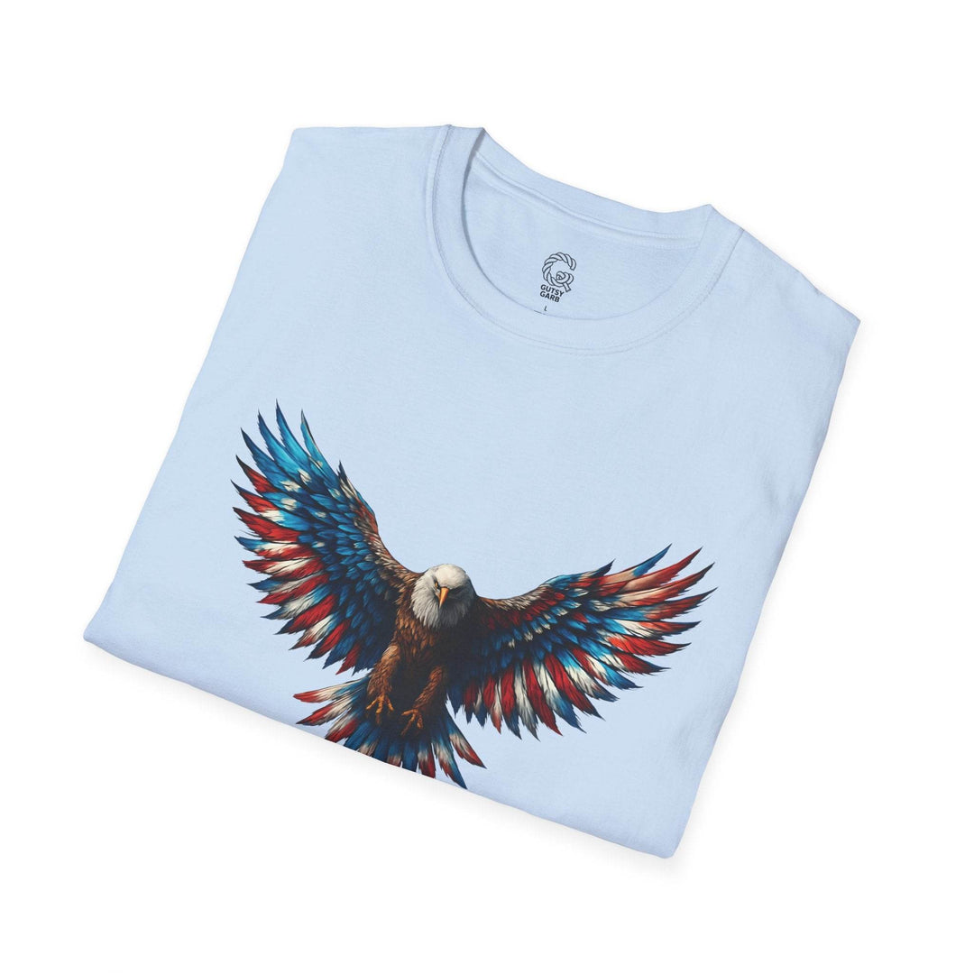 Patriotic Eagle T-Shirt with Bold American Design - Gutsy Garb