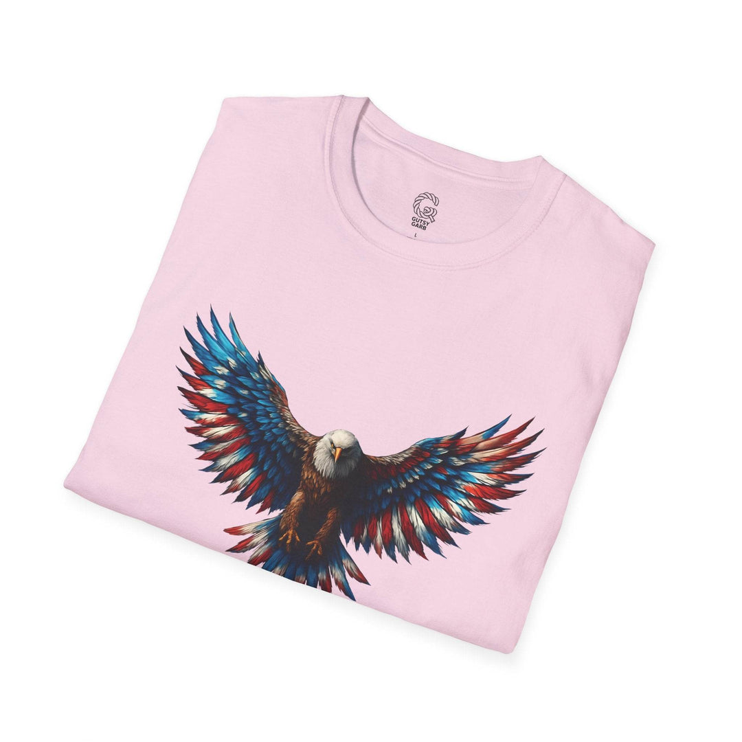 Patriotic Eagle T-Shirt with Bold American Design - Gutsy Garb
