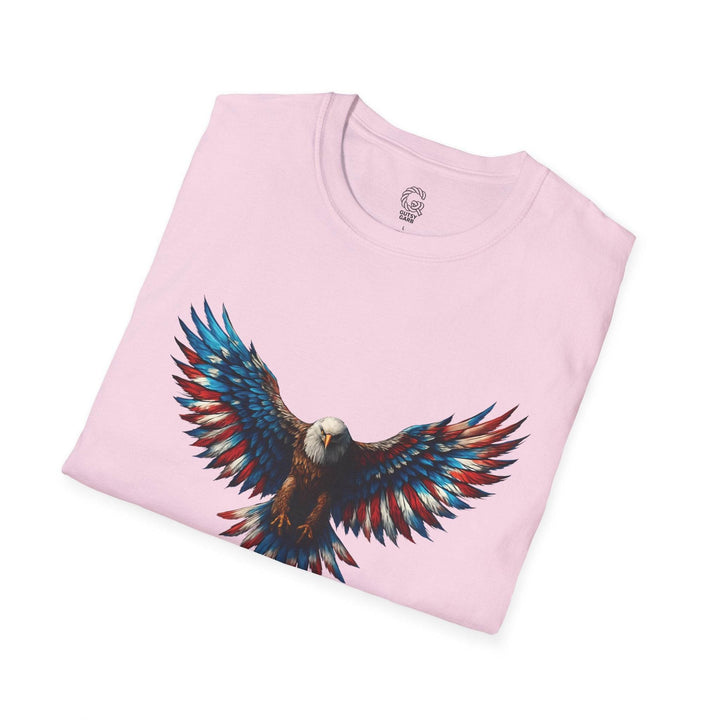 Patriotic Eagle T-Shirt with Bold American Design - Gutsy Garb