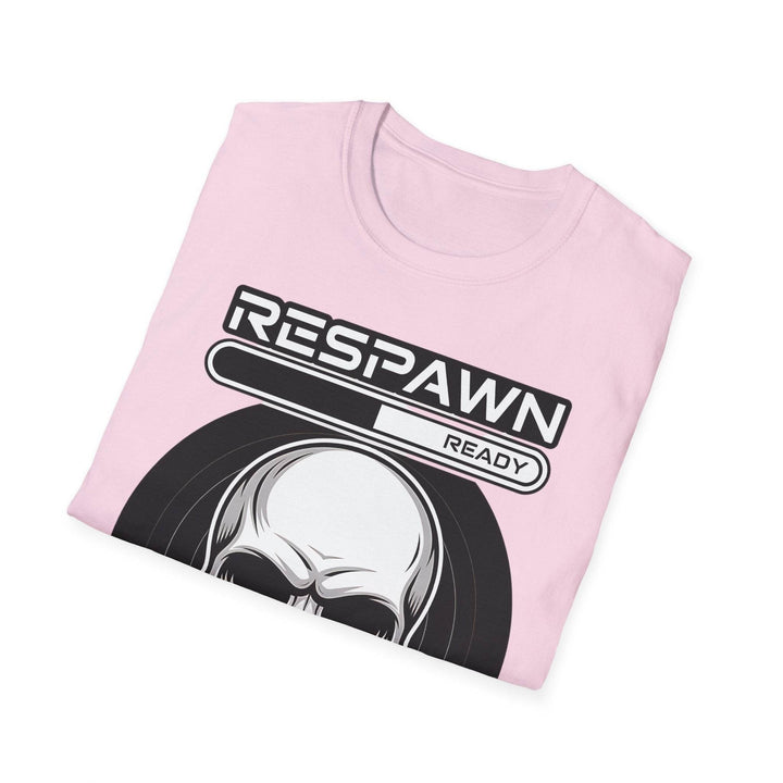 Skull Graphic Tee, Cool Gamer T-Shirt, Respawn Ready Shirt, Unique Unisex Top, Perfect for Casual Wear, Halloween Clothing - Gutsy Garb