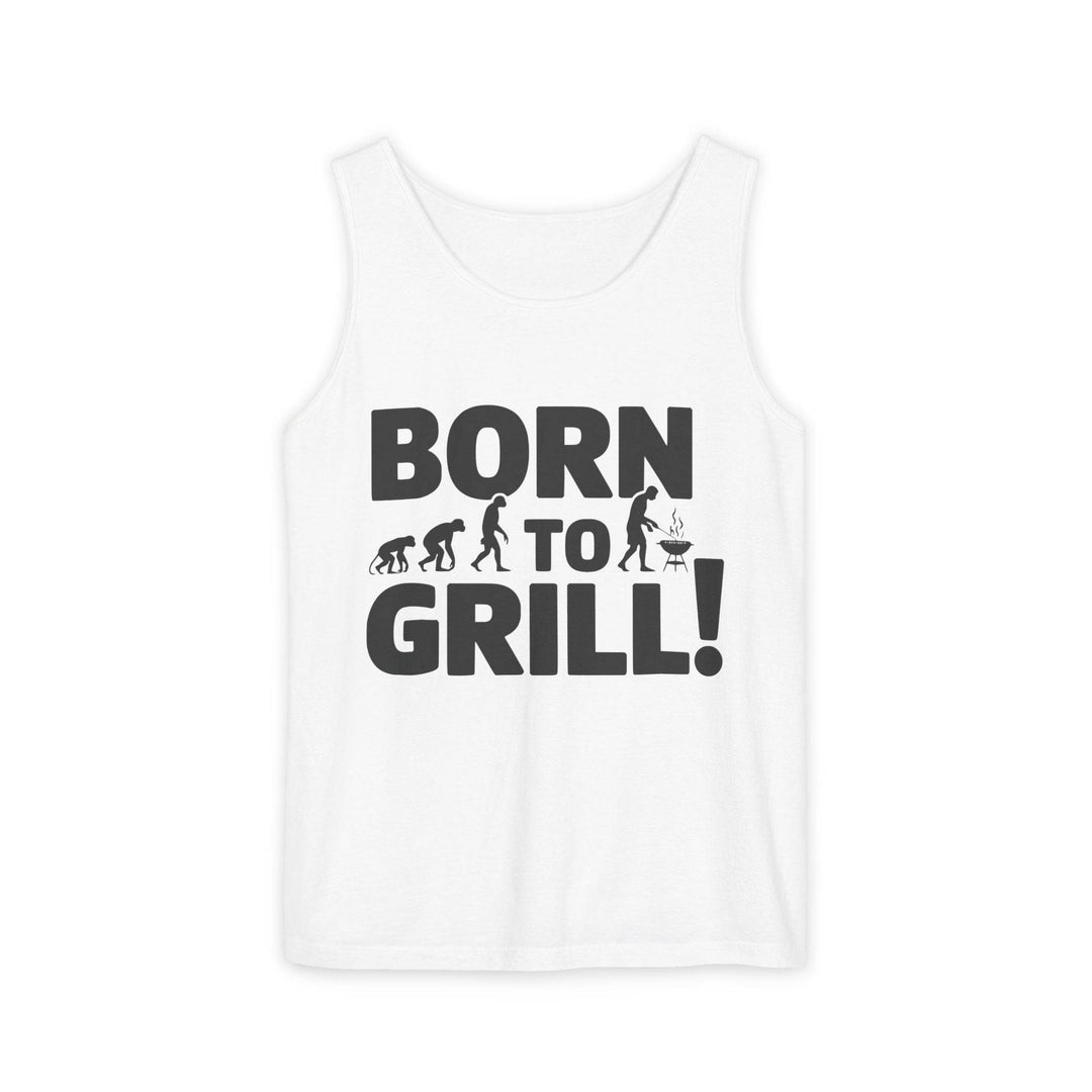 Born to Grill Tank Top - Summer Grilling Apparel - Gutsy Garb