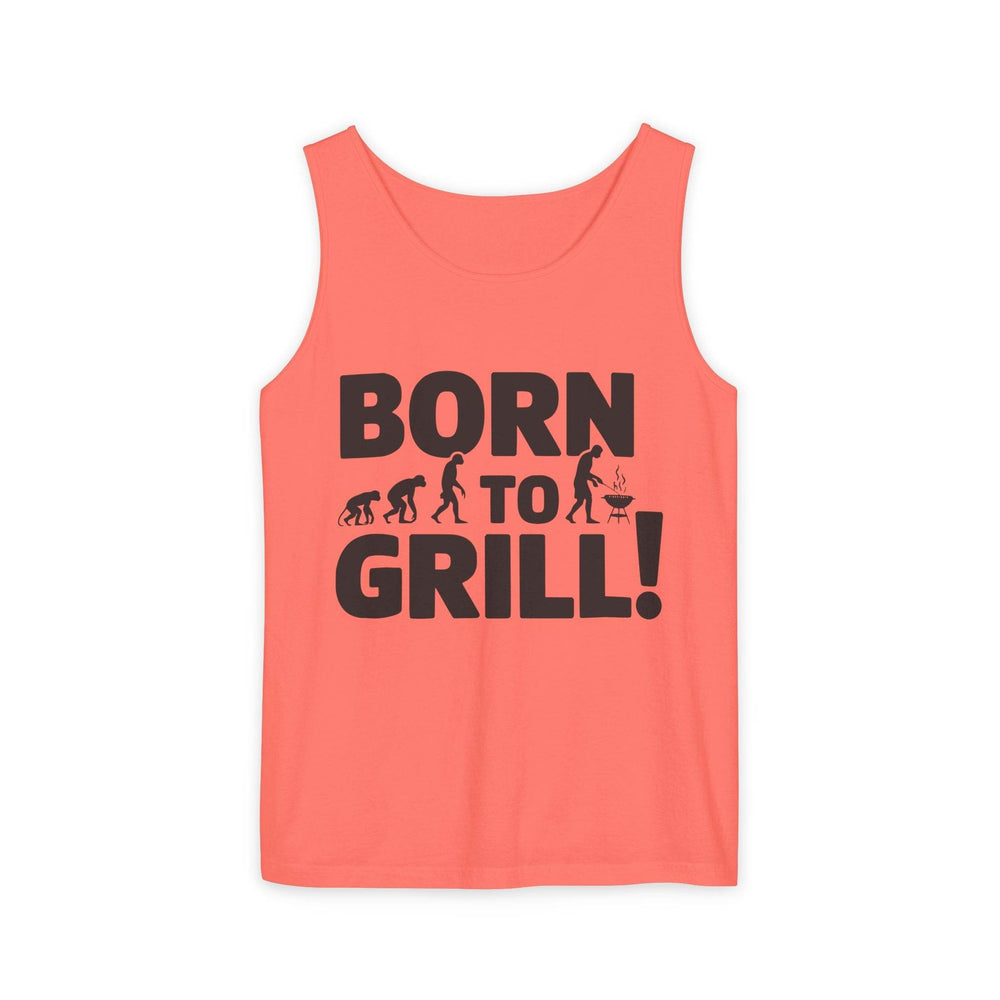 Born to Grill Tank Top - Summer Grilling Apparel - Gutsy Garb