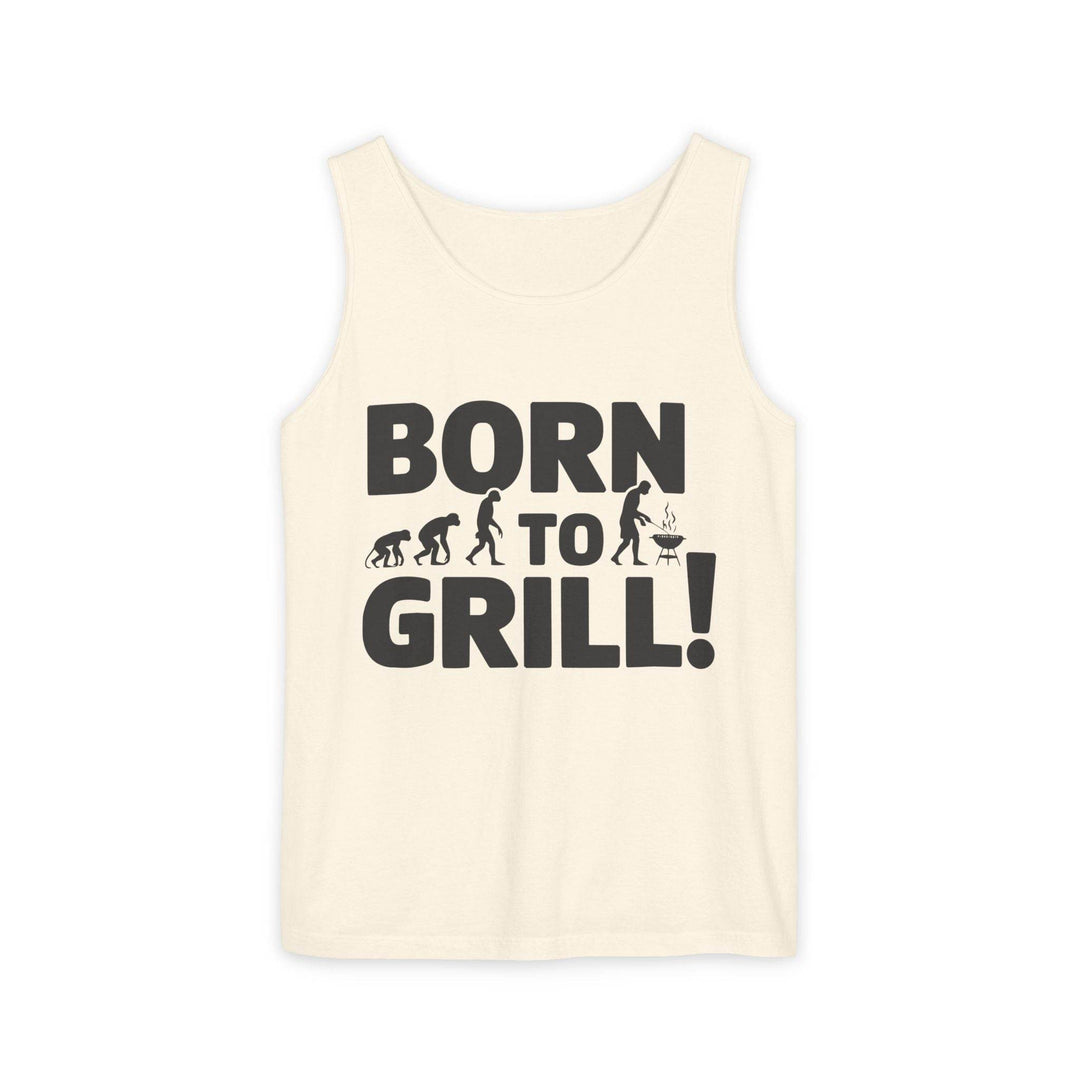 Born to Grill Tank Top - Summer Grilling Apparel - Gutsy Garb
