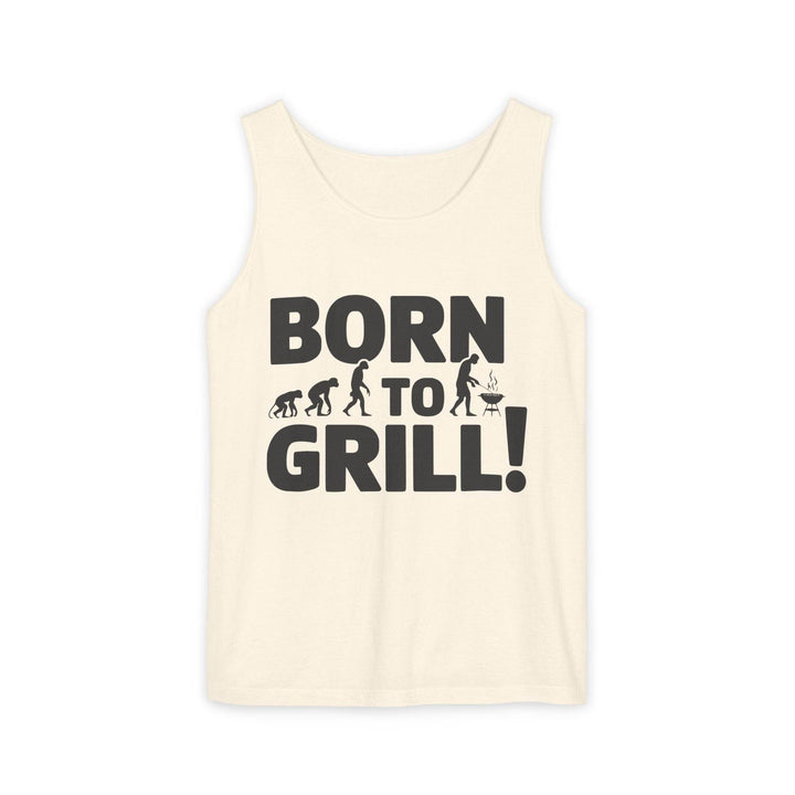 Born to Grill Tank Top - Summer Grilling Apparel - Gutsy Garb