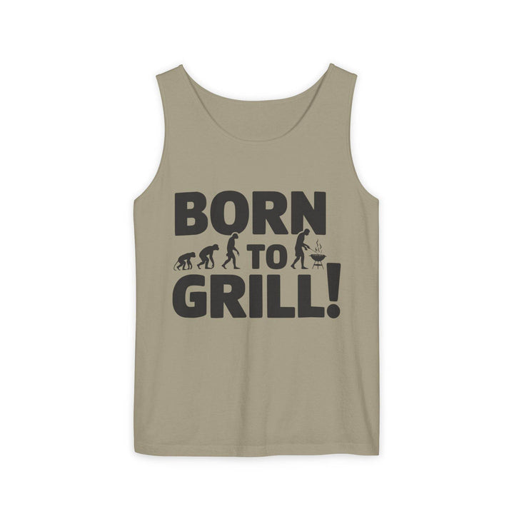 Born to Grill Tank Top - Summer Grilling Apparel - Gutsy Garb