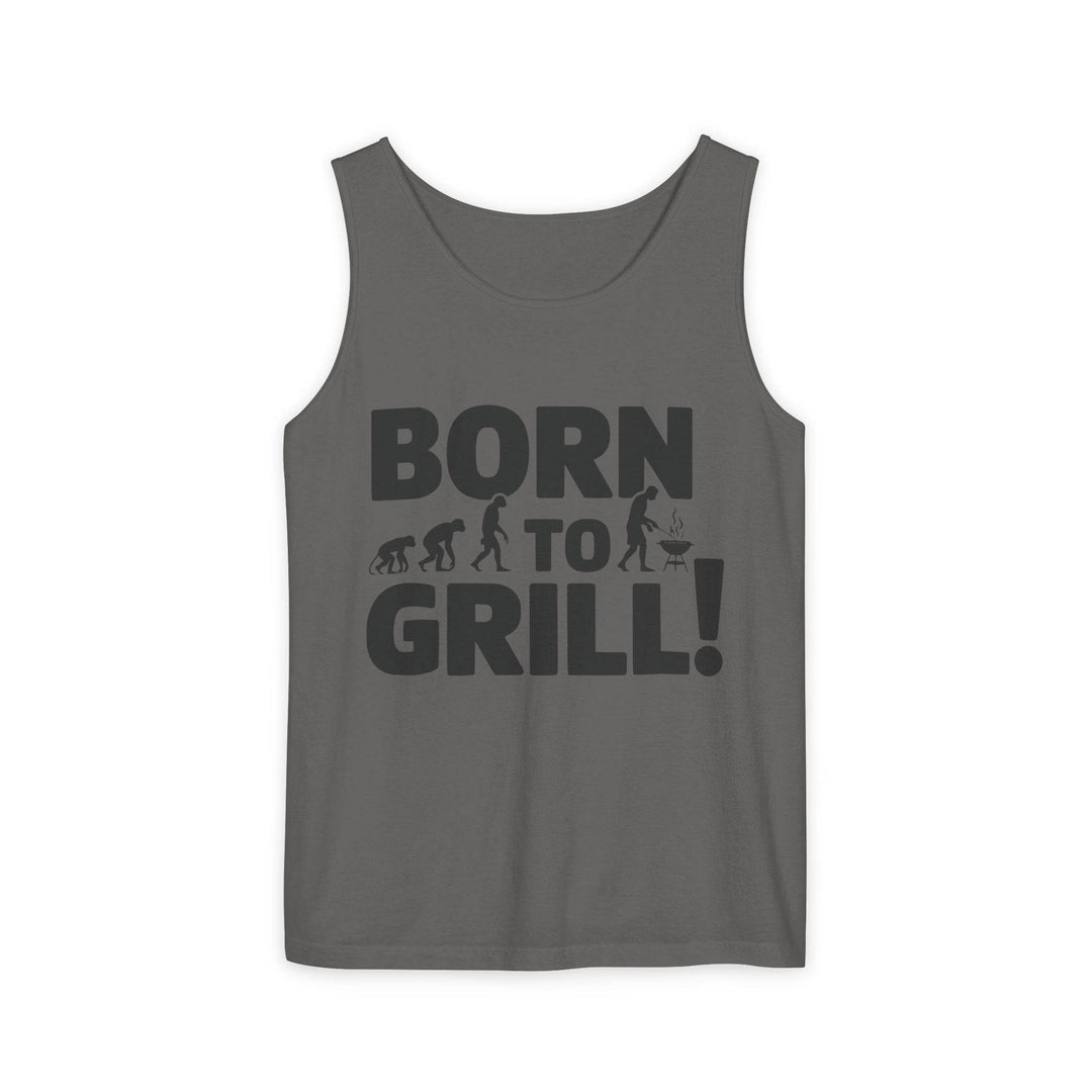 Born to Grill Tank Top - Summer Grilling Apparel - Gutsy Garb