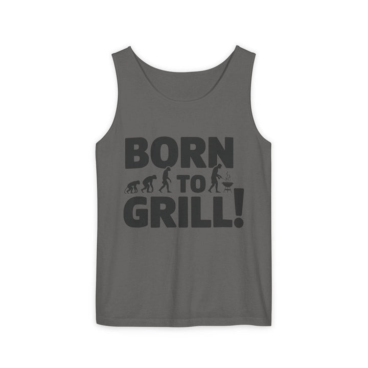 Born to Grill Tank Top - Summer Grilling Apparel - Gutsy Garb