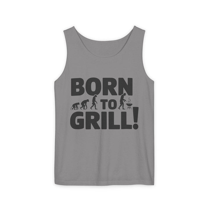 Born to Grill Tank Top - Summer Grilling Apparel - Gutsy Garb