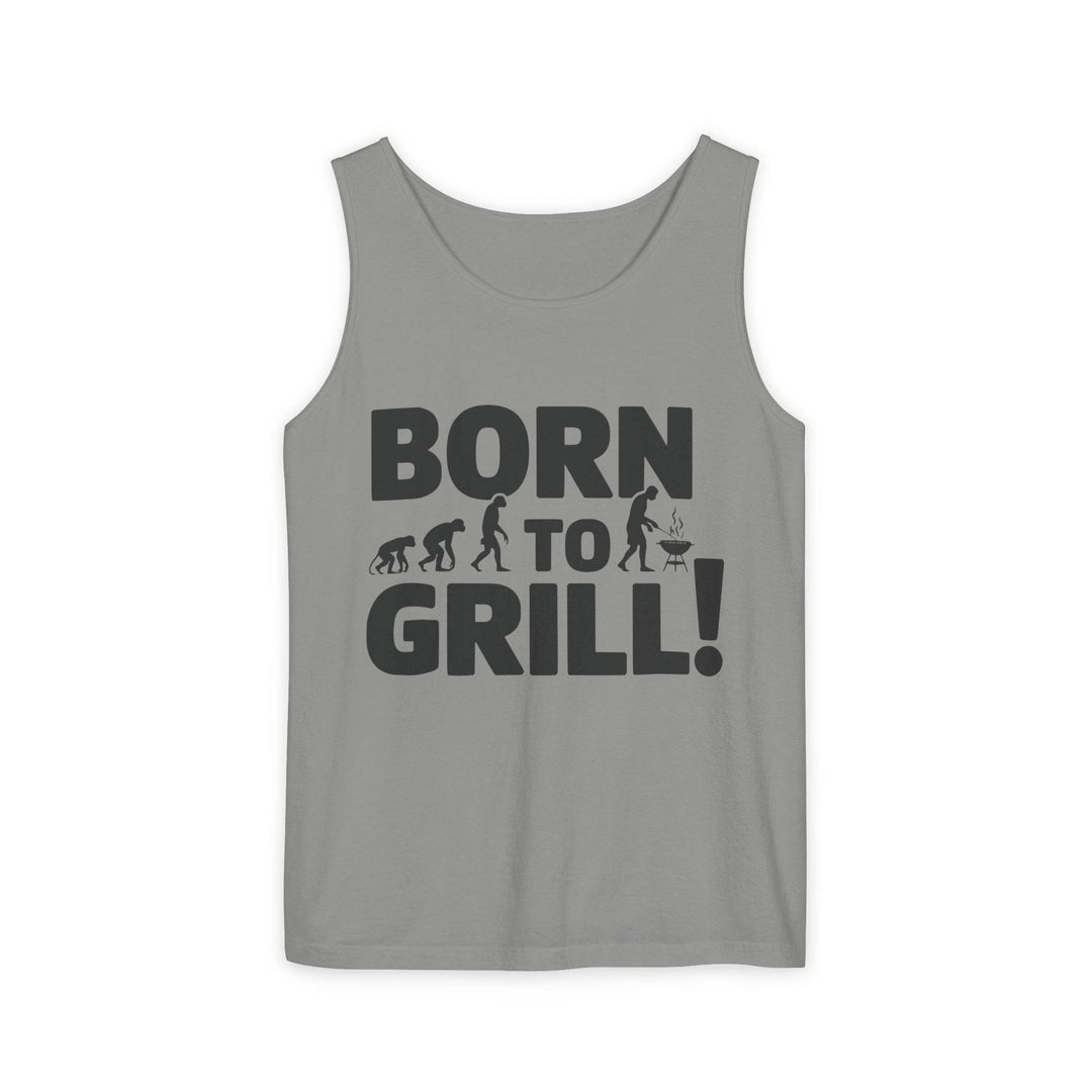 Born to Grill Tank Top - Summer Grilling Apparel - Gutsy Garb