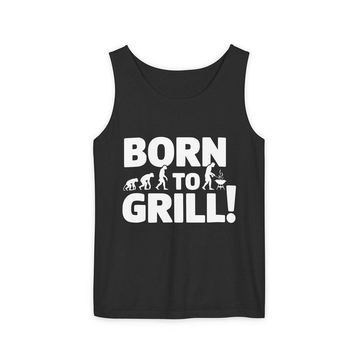 Born to Grill Tank Top - Summer Grilling Apparel - Gutsy Garb