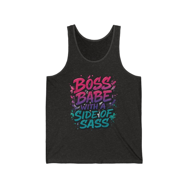 Boss Babe Tank Top with Side of Sass - Gutsy Garb