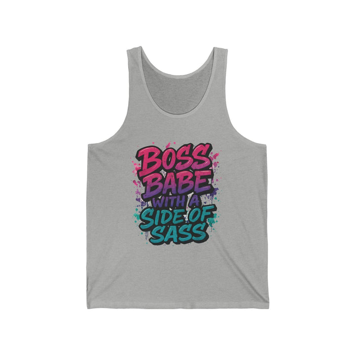 Boss Babe Tank Top with Side of Sass - Gutsy Garb