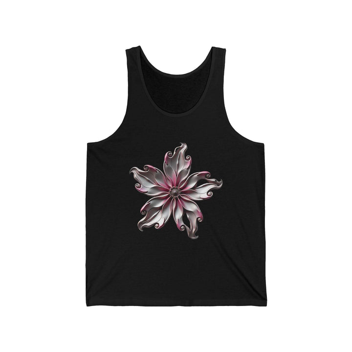 Flower Graphic Tank Top with Bold Floral Art - Gutsy Garb