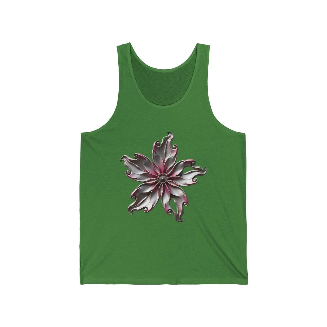Flower Graphic Tank Top with Bold Floral Art - Gutsy Garb