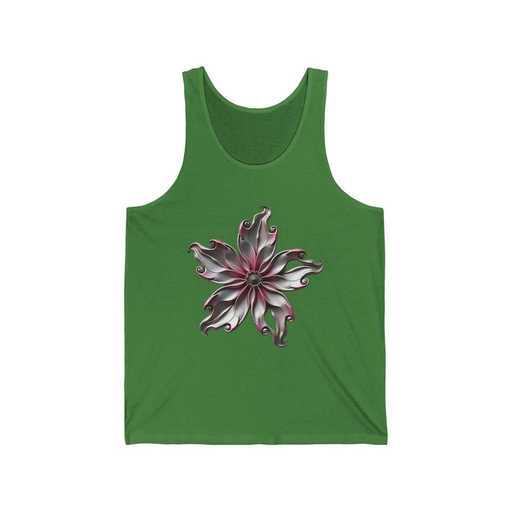 Flower Graphic Tank Top with Bold Floral Art - Gutsy Garb