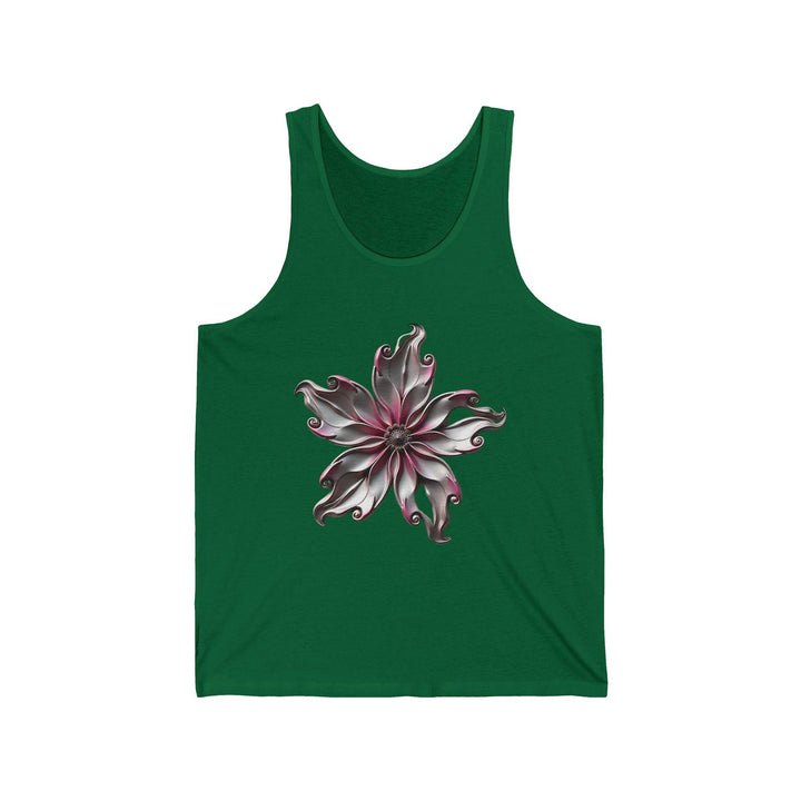 Flower Graphic Tank Top with Bold Floral Art - Gutsy Garb