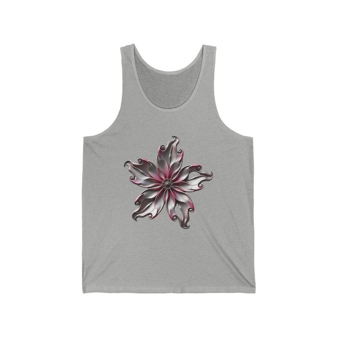 Flower Graphic Tank Top with Bold Floral Art - Gutsy Garb