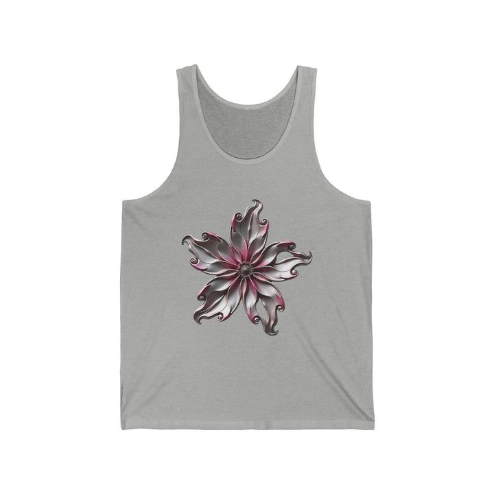 Flower Graphic Tank Top with Bold Floral Art - Gutsy Garb
