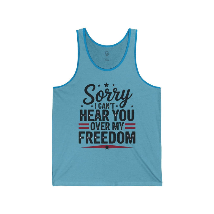 Freedom Statement Shirt Tank Top - Bold & Edgy - Gutsy Garb