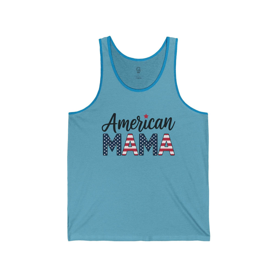 Patriotic Mama Tank Top - Bold American Style - Gutsy Garb