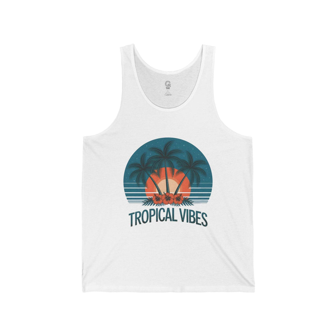 Summer Unisex Beach Tank Tropical Vibes - Gutsy Garb